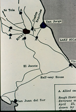 Mapa de ataque a Rivas